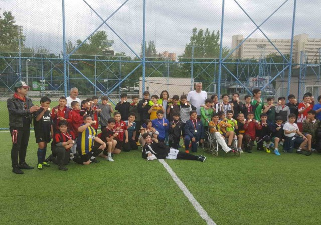 Başkentte gençler arası futbol turnuvası