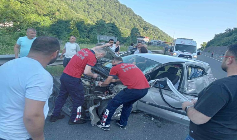 Bayram sabahı kaza yapan çifti ölüm ayırdı