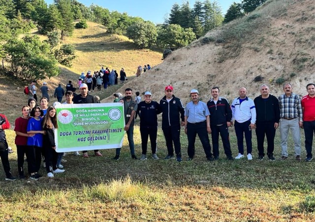 Bingölde doğa yürüyüşü etkinliği