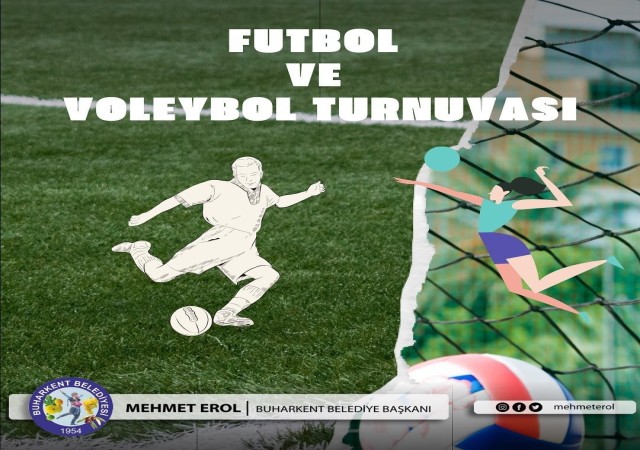 Buharkentte futbol ve voleybol turnuvası yapılacak