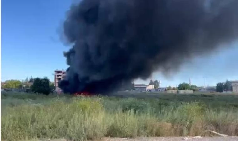 Çorum’da, hurdalıkta çıkan yangın korkuttu