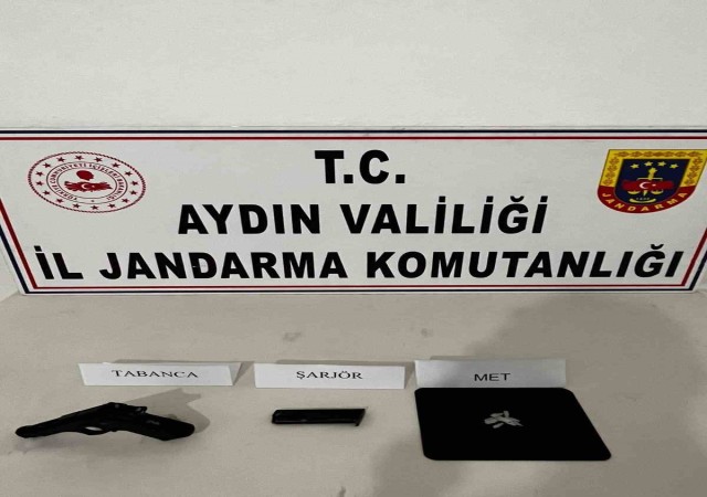 Didimde uyuşturucu ve tabanca ele geçirildi