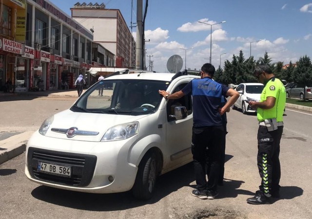 Diyarbakırda korsan taksi denetimi