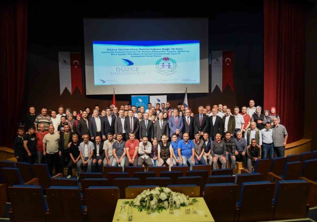 Düzce Üniversitesi toplu iş sözleşmesi imzalandı