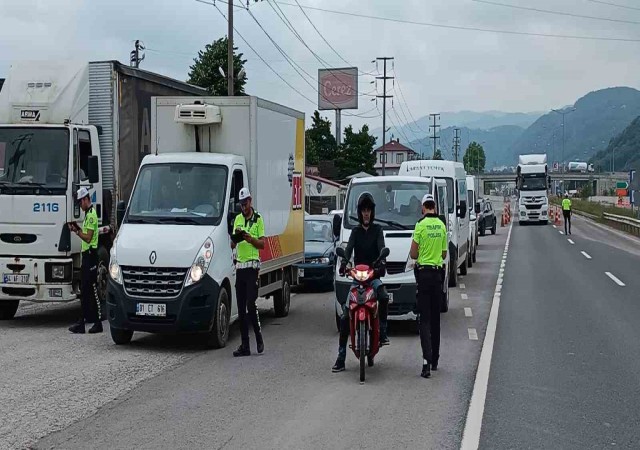 Düzcede trafik uygulamaları artırıldı