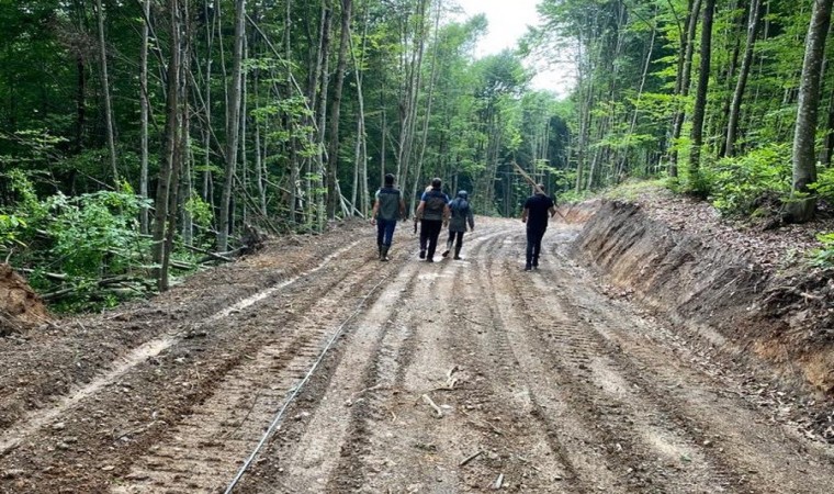 Düzcede yeni yol çalışmaları tüm hızıyla devam ediyor