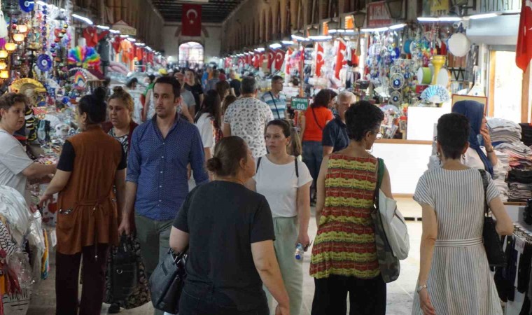 Edirnedeki tarihi çarşılarda Kurban Bayramı hareketliliği başladı