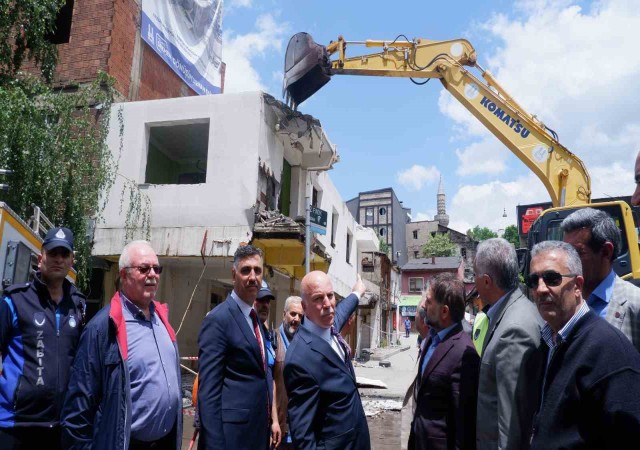 Erzurumda kentsel dönüşüm için düğmeye basıldı