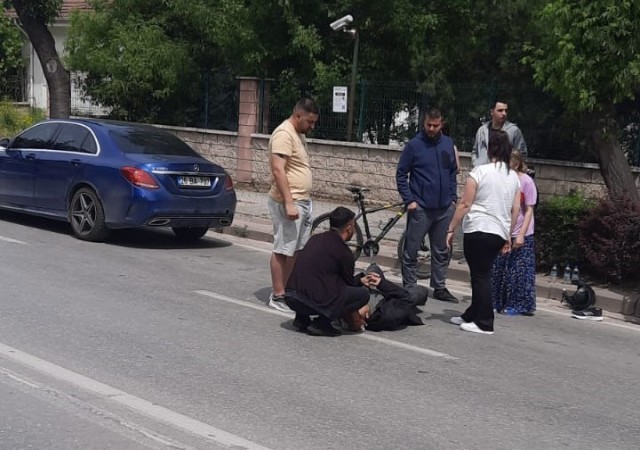 Eskişehirde hatalı dönüş kaza getirdi: 1 yaralı