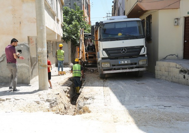 Eyyübiyede doğalgaz çalışmaları devam ediyor