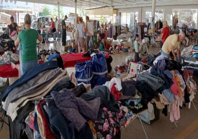 Fethiyede ikinci el pazarına yoğun ilgi