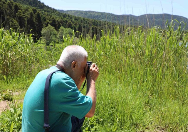 Fotoğraf meraklıları soluğu doğada aldı