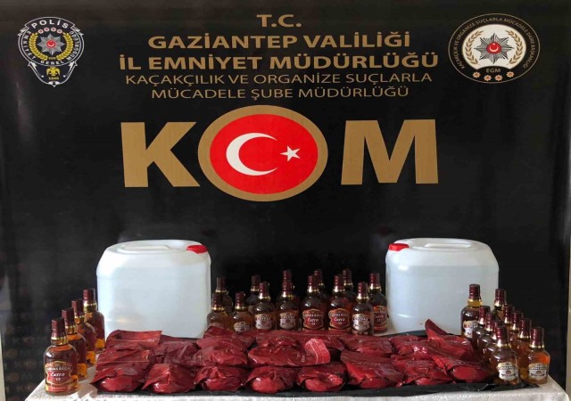 Gaziantepte 82 kilo kaçak nargile tütünü ele geçirildi