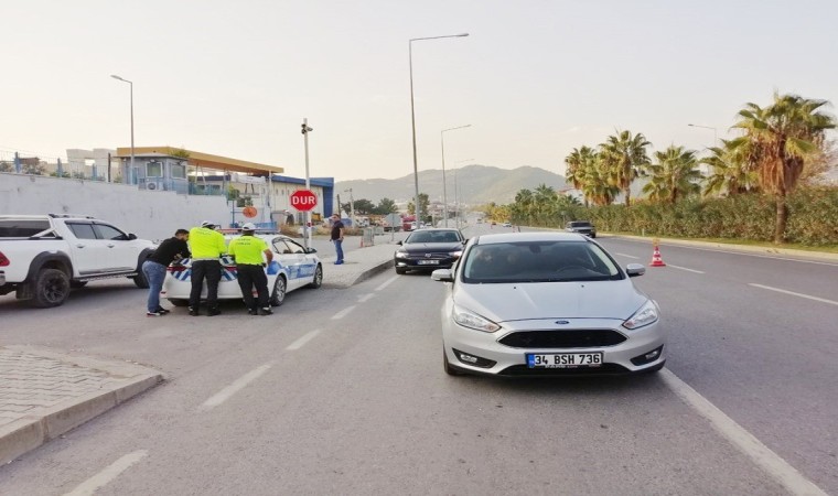 Gazipaşada trafikte bayram denetimi