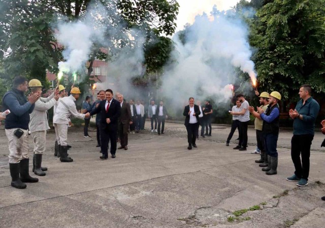 GMİS yönetimi Armutçukta madenciyi bilgilendirdi