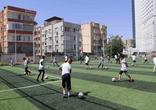 Haliliyede gençler spor ve sanatla tanışıyor