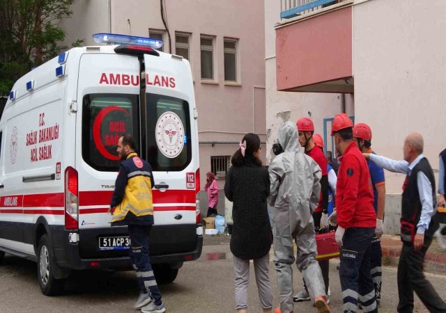 Hastanede gerçeğini aratmayan tatbikat