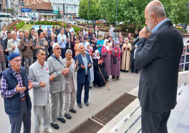 Havzada hacı adayları kutsal topraklara uğurlandı