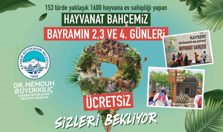 Hayvanat Bahçesi Kurban Bayramında Ücretsiz