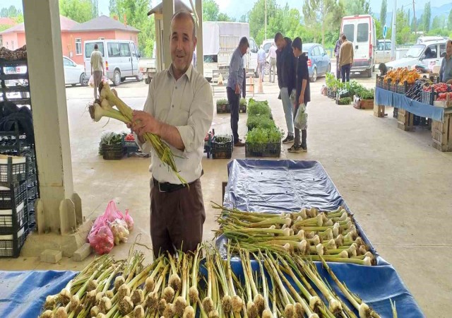 Hisarcıkta yerli sarımsak çıktı, fiyatlar düştü