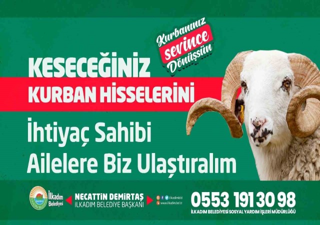 İlkadımdan “Kurbanınız sevince dönüşsün” kampanyası