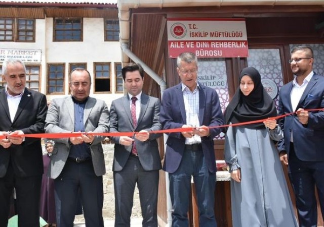 İskilipte “Aile ve Dini Rehberlik” bürosu açıldı