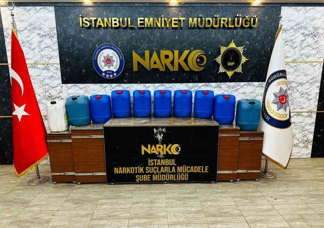 İstanbulda uyuşturucu operasyonu: 530 kilo metamfetamin ele geçirildi