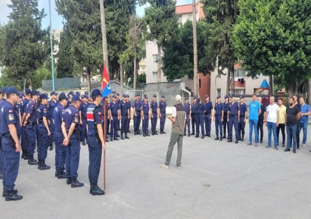 Jandarma ekiplerine orman yangınlarıyla mücadele eğitimi