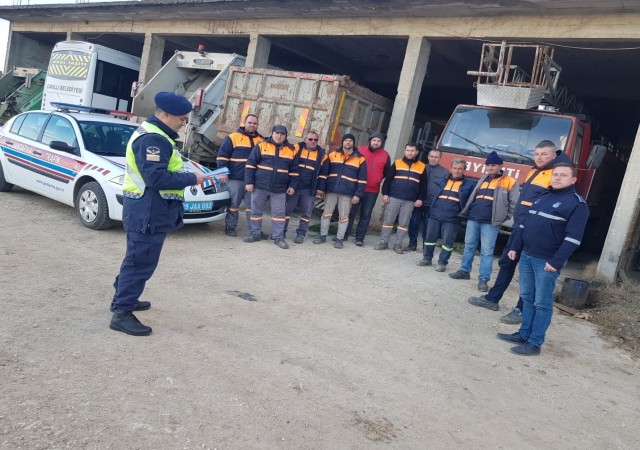 Jandarmadan trafik güvenliği eğitimi