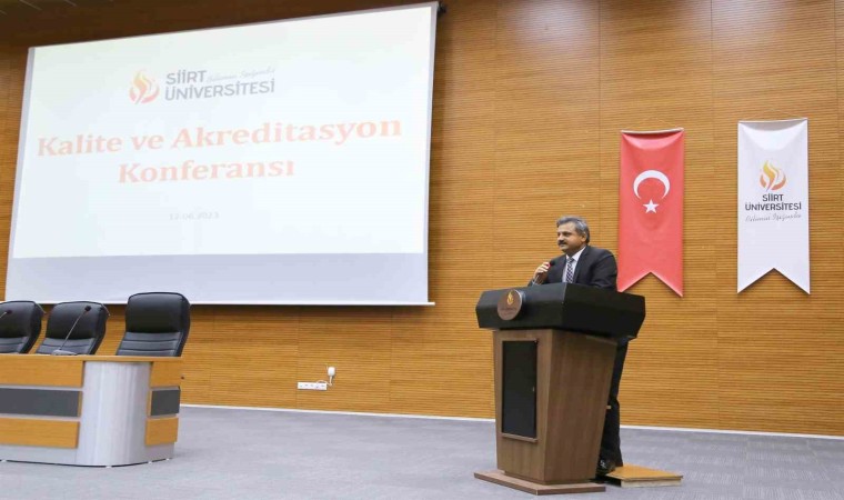 Kalite ve akreditasyon konferansına katıldı