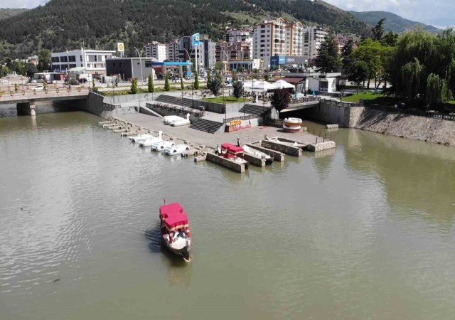 Kanal Tokat ve Osmanlı kayıkları yoğun ilgi görüyor