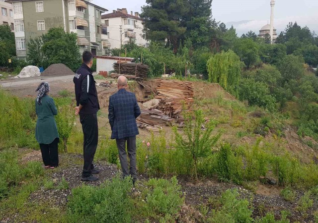 Karabükte heyelan vatandaşları tedirgin etti