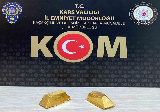 Karsta 3,5 kilo altın ele geçirildi