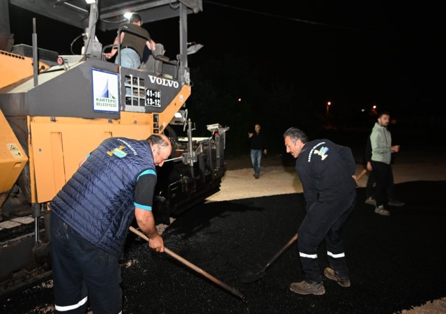 Kartepenin sokakları asfalta kavuşuyor