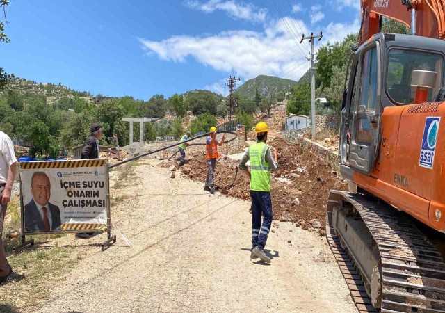 Kaş Akların içme suyu sorunu çözülüyor