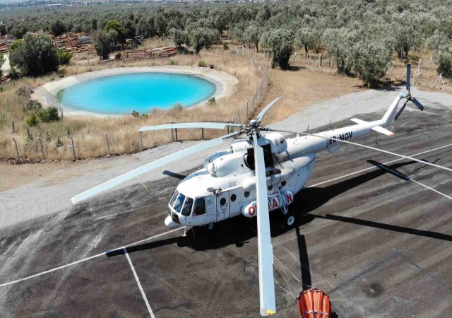 Kazdağlarını orman yangınlarına karşı yarasa helikopter koruyacak