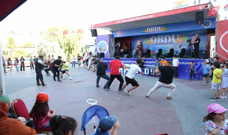 Keçiörende ‘Ordu Tanıtım Günleri etkinliği renkli anlara sahne oldu