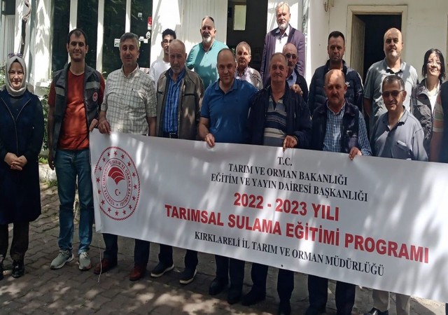 Kırklarelinde tasarruflu su kullanımı eğitimi