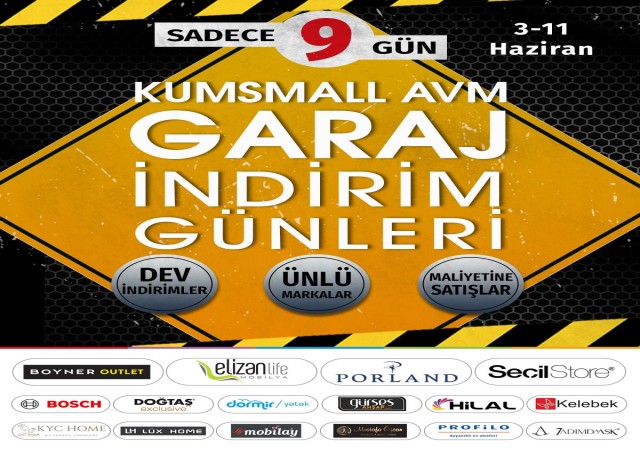 KUMSmall AVMde ‘Garaj İndirim Günleri başlıyor