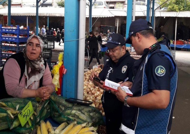 Kurban Bayramı öncesinde pazarda denetim