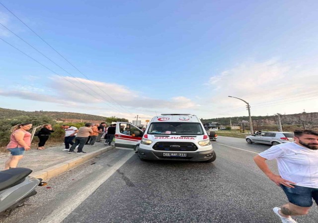 Kuşadasında trafik kazası: 1 yaralı