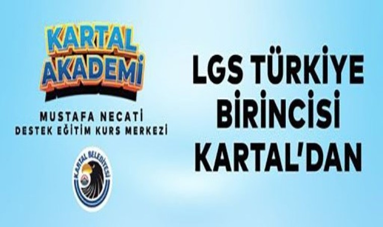 LGS Türkiye Birincisi Kartaldan