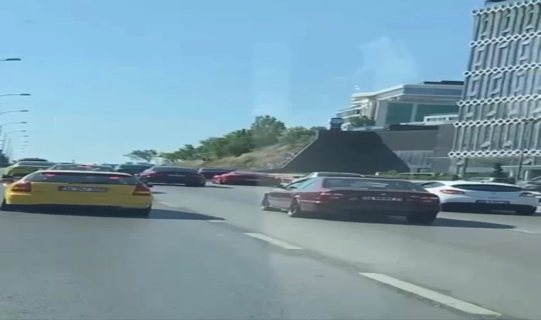 Maltepe’de düğün konvoyu ambulansa yol vermedi 