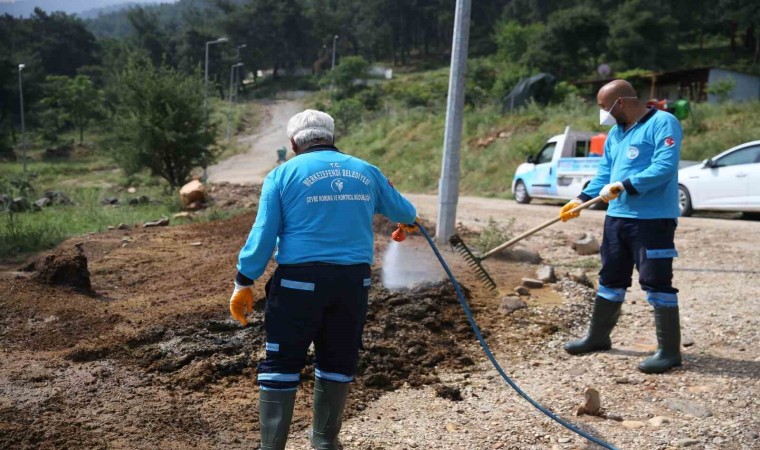 Merkezefendide tüm mahalleler ilaçlanıyor