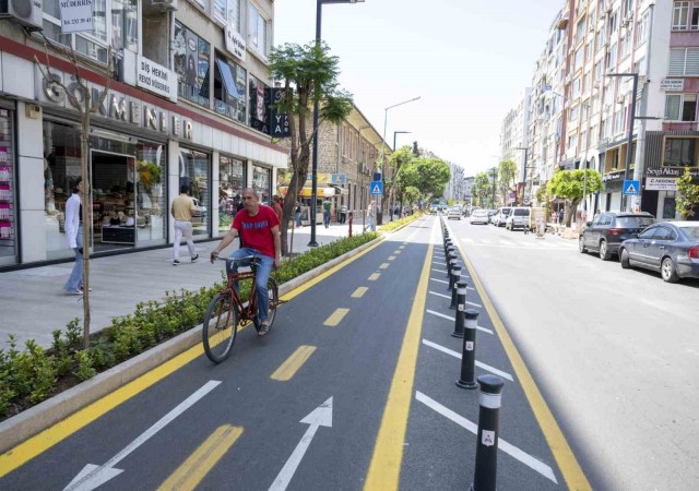 Mersinde 125 kilometre bisiklet yolu yapıldı