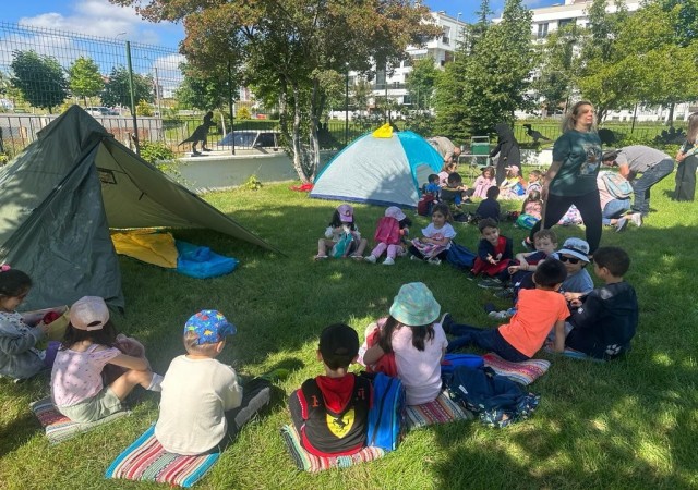 Minikler doğada yaşam eğitimi aldı