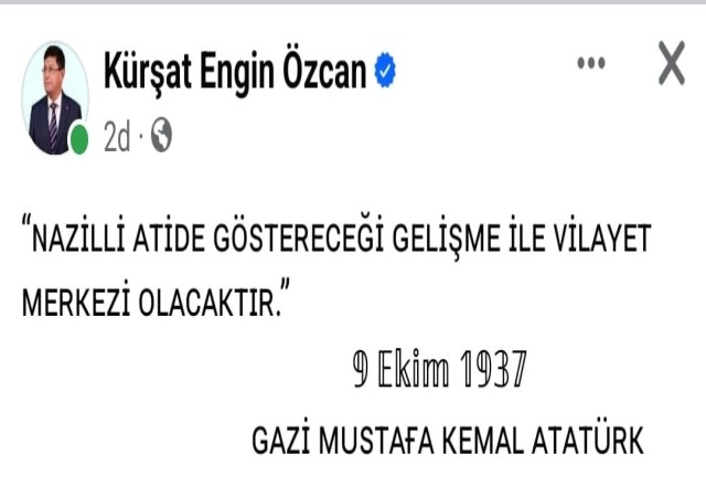 Nazilli hasretle il olmayı bekliyor