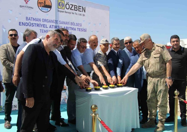 OSBde Endüstriyel Atık Arıtma Tesisi temel atma töreni gerçekleşti