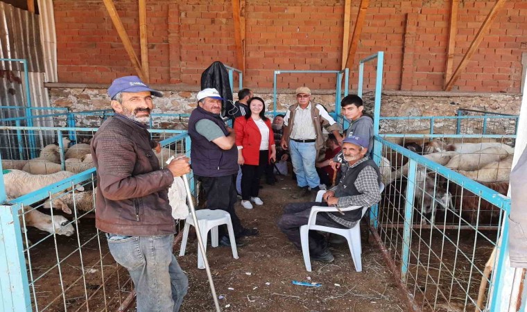 Pazaryerinde kurban satış noktası denetlendi