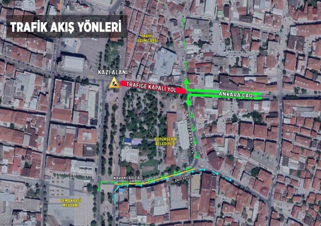 Sakaryada şehir içi yol ve toplu taşıma güzergahlarında değişikler yapıldı